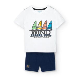 Conjunto punto de bebé niño -BCI