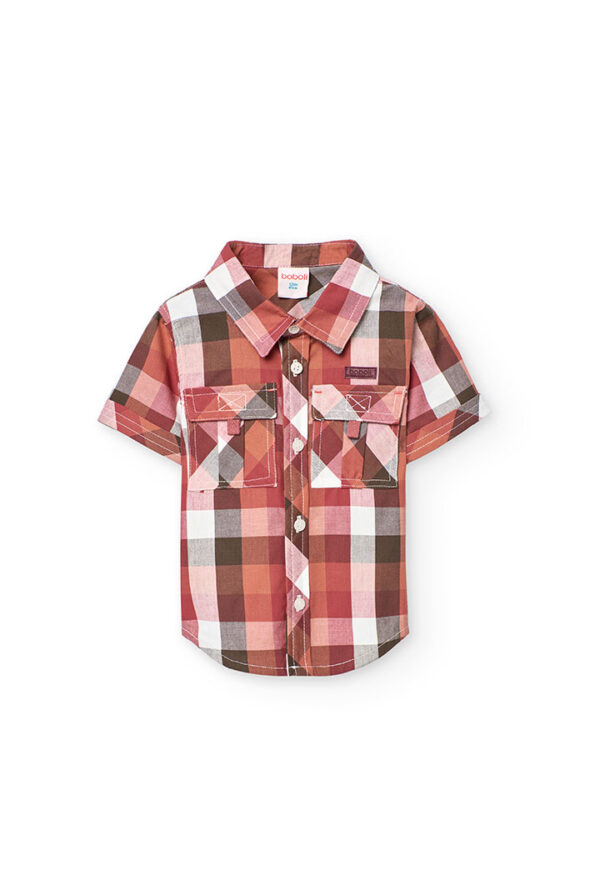 Camisa popelín cuadros -BCI