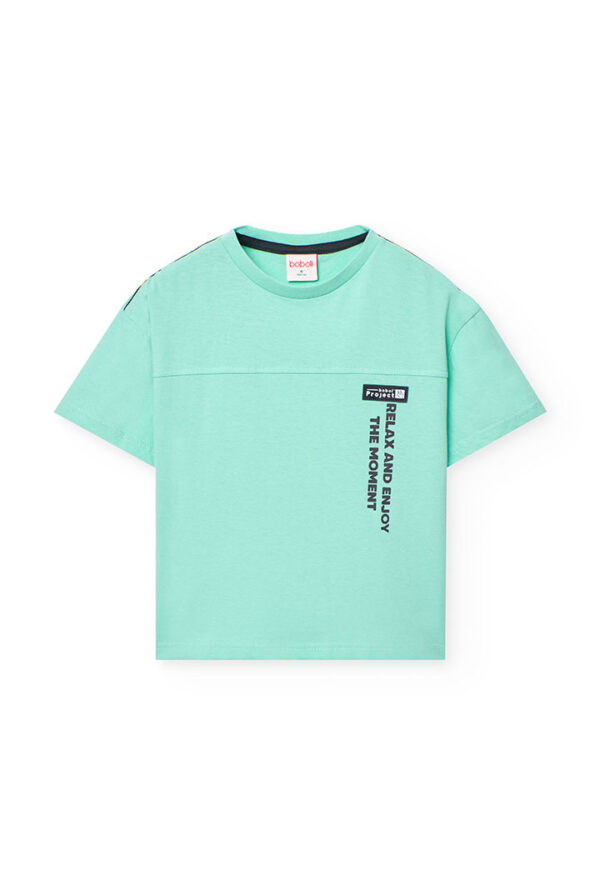 Camiseta punto tintada de niño -BCI