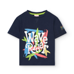 Camiseta punto de niño -BCI - marino