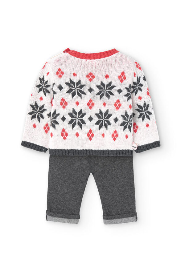 Conjunto punto de bebé niño -BCI - blanco químico - Image 2