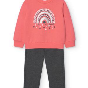 Conjunto punto de bebé niña -BCI - begonia