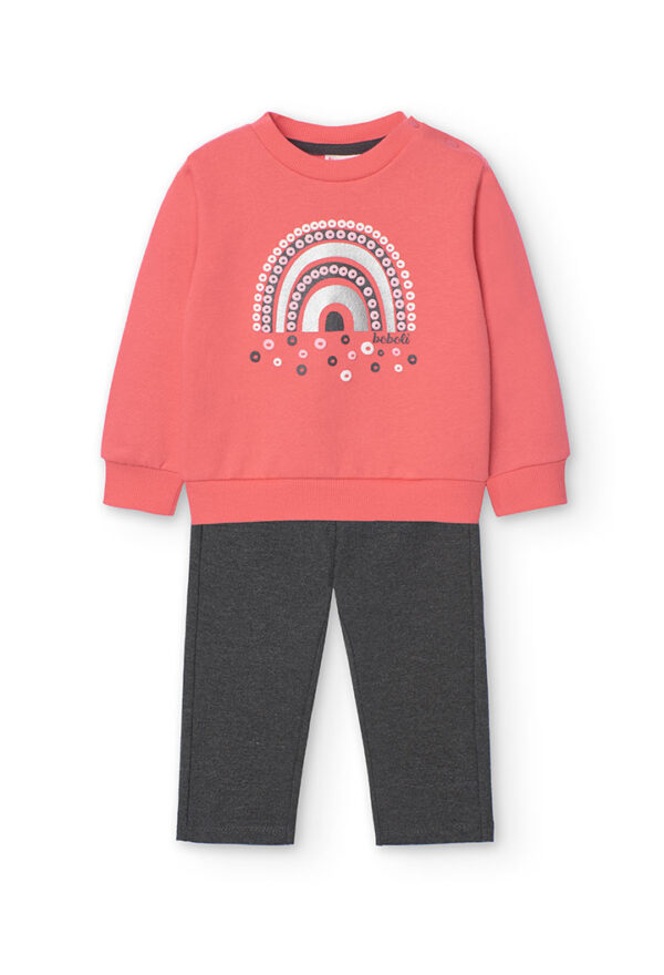 Conjunto punto de bebé niña -BCI - begonia
