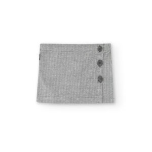 Falda-Pantalón punto espiga de bebé -BCI - antracita vigoré