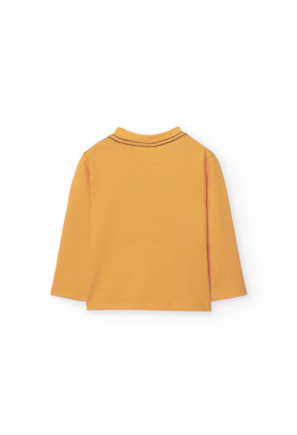 Camiseta punto de bebé niño -BCI - mostaza - Image 2