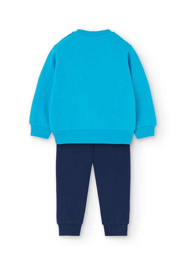 Conjunto punto de bebé niño -BCI - turquesa - Image 2