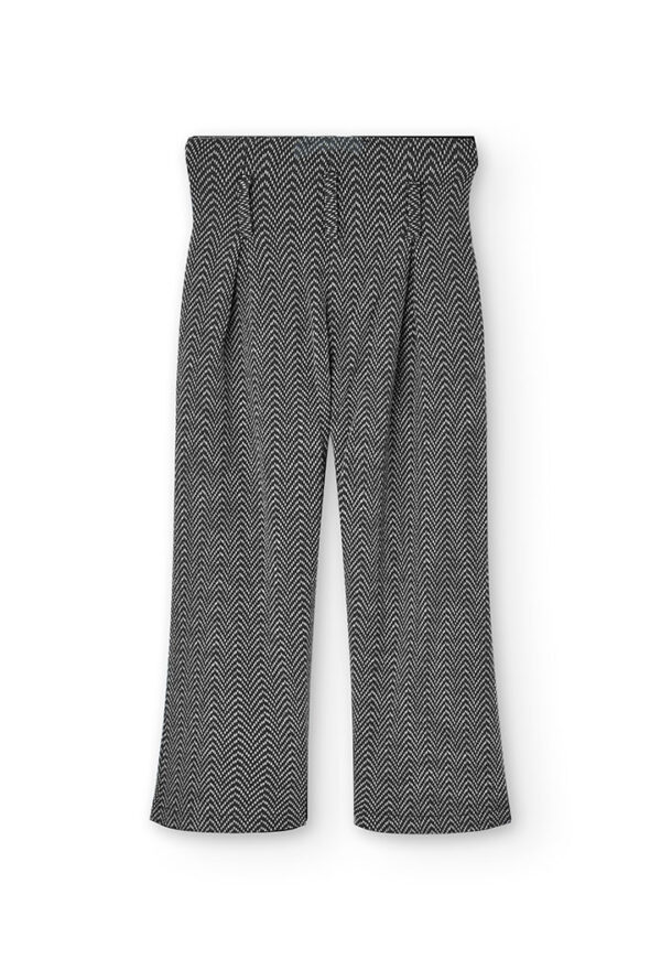 Pantalón punto espiga de niña -BCI - antracita - Image 2