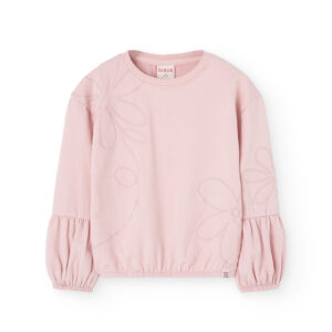 Sudadera felpa de niña -BCI - pétalo