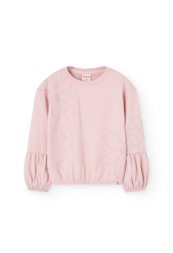 Sudadera felpa de niña -BCI - pétalo