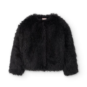 Chaqueta pelo de niña - NEGRO