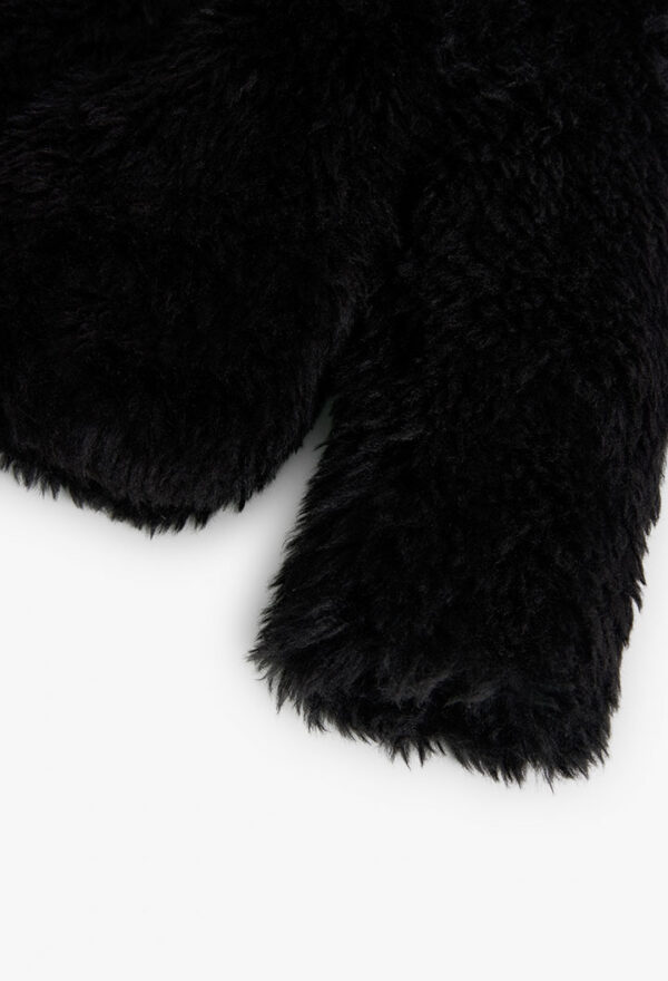 Chaqueta pelo de niña - NEGRO - Image 4