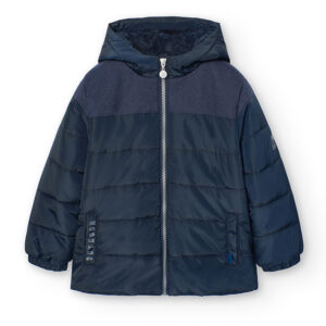 Parka tejido técnico de niño - marino