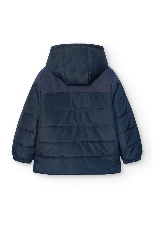 Parka tejido técnico de niño - marino - Image 2
