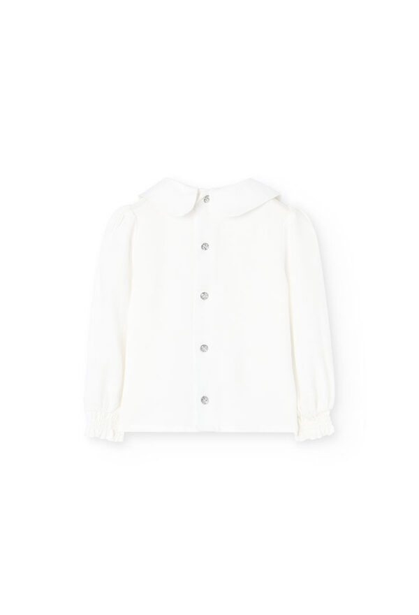 Blusa viella de bebé niña - blanco químico - Image 2