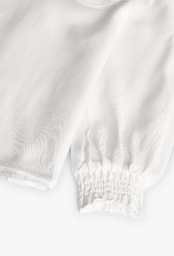Blusa viella de bebé niña - blanco químico - Image 4