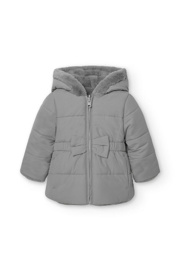 Parka reversible de bebé niña - niebla - Image 3
