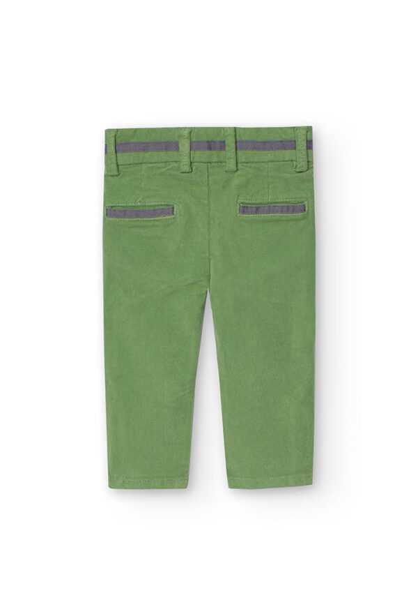 Pantalón micropana de bebé niño -BCI - green - Image 2