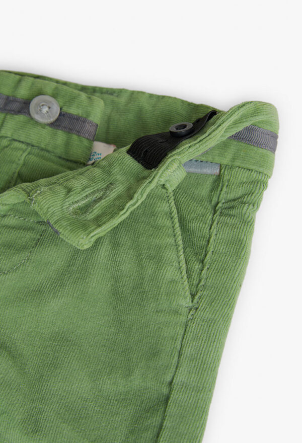 Pantalón micropana de bebé niño -BCI - green - Image 3