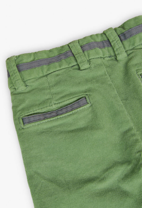 Pantalón micropana de bebé niño -BCI - green - Image 4