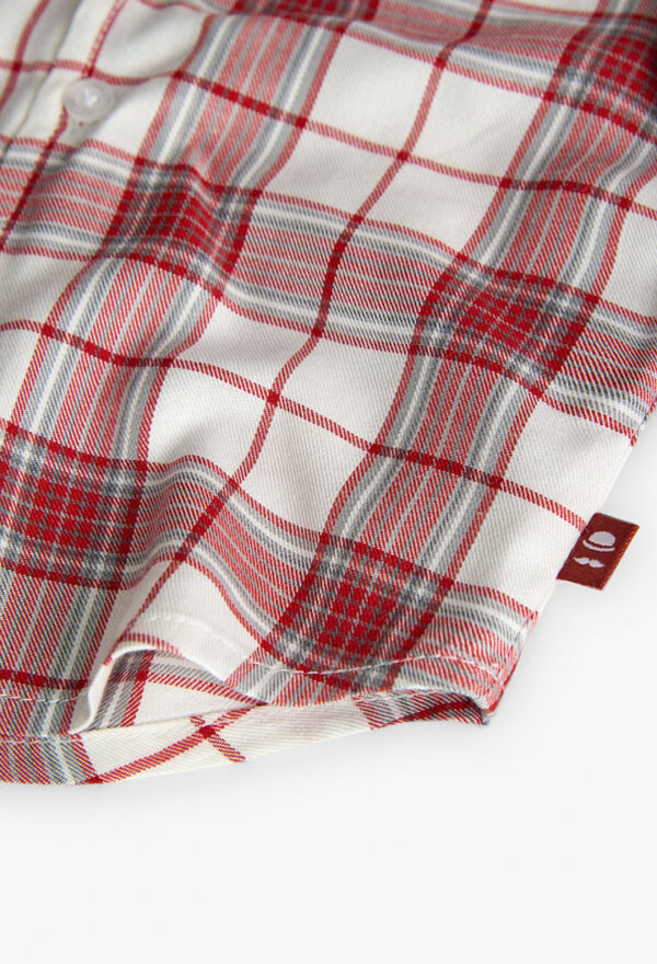 Camisa popelín cuadros de bebé niño - cuadros multicolor - Image 4
