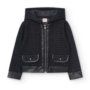 Chaqueta punto fantasía de niña -BCI - NEGRO