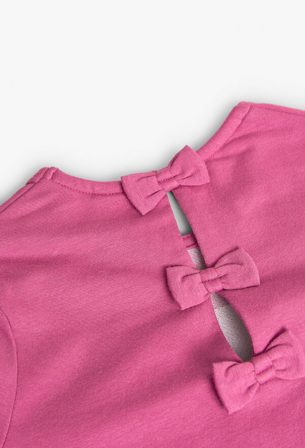 Camiseta punto elástico de niña -BCI - buganvilla - Image 4