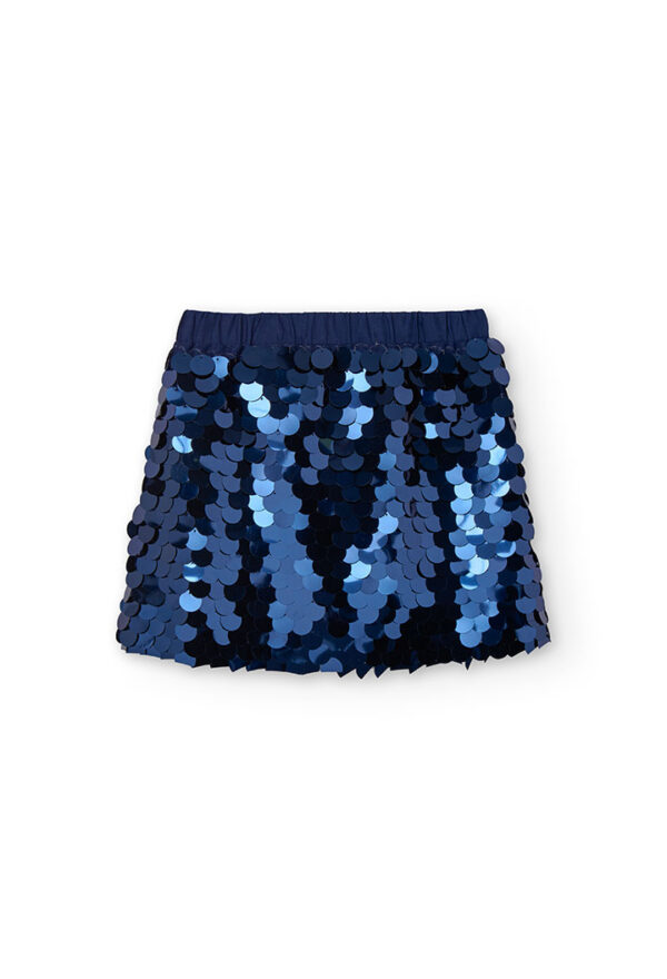 Falda con lentejuelas de niña -BCI - marino - Image 2