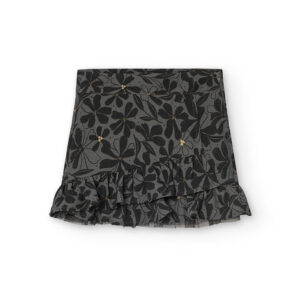 Falda estampada de niña -BCI - estampado flores