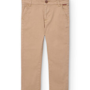 Pantalón satén elástico de niño -BCI - camel