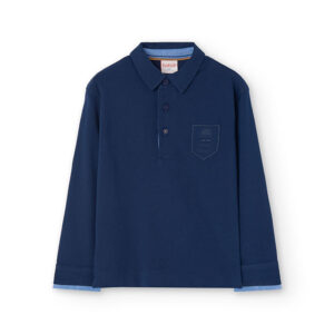 Polo piqué de niño -BCI - marino