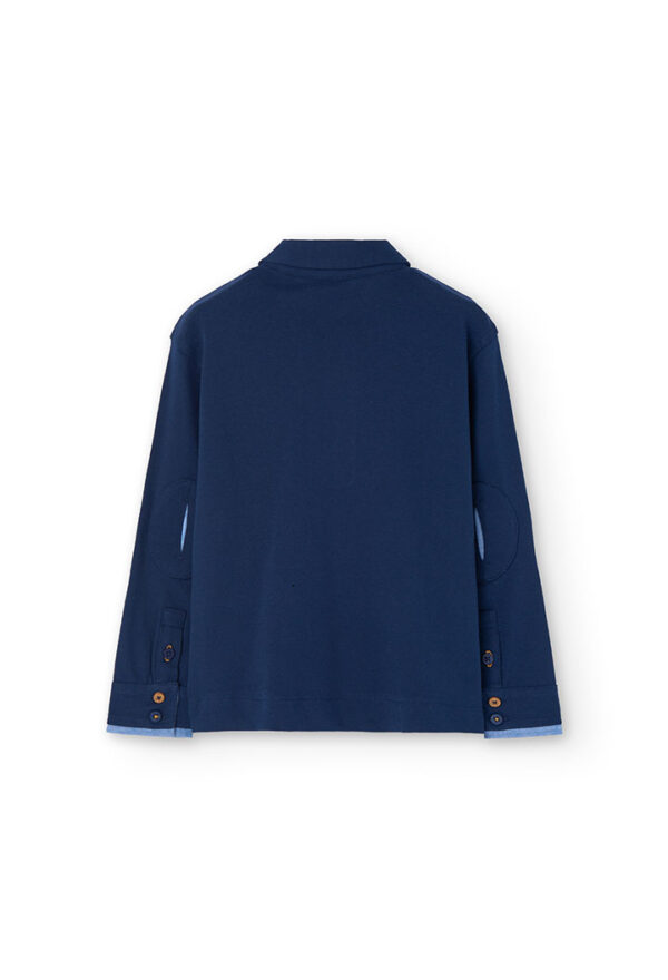 Polo piqué de niño -BCI - marino - Image 2