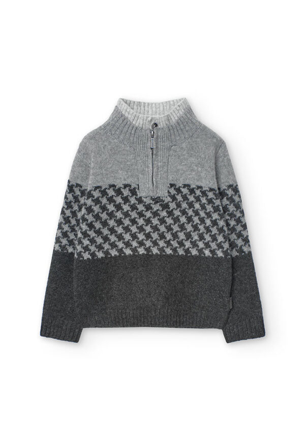 Jersey tricotosa de niño - gris vigoré