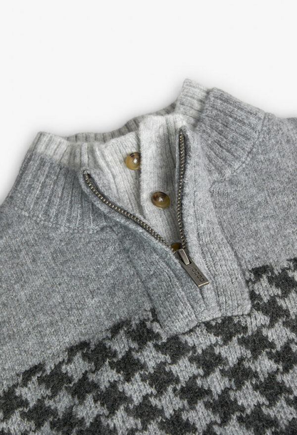 Jersey tricotosa de niño - gris vigoré - Image 3