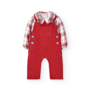 Conjunto combinado de bebé niño -BCI - scarlet
