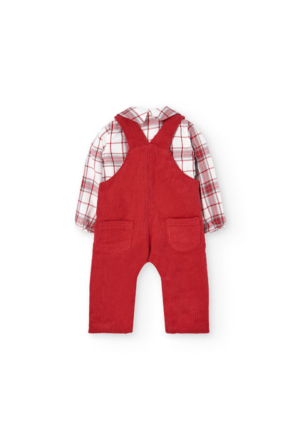 Conjunto combinado de bebé niño -BCI - scarlet - Image 2