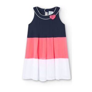 Vestido tricolor
