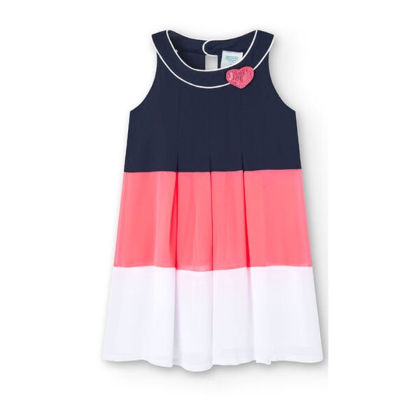 Vestido tricolor