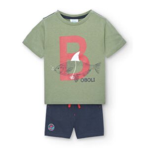 Conjunto Letter B Verde